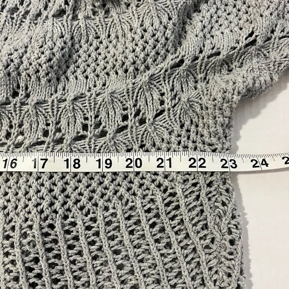 Aeropostale Womens Crochet knit Cardigan Sz Small Cottage Grandma Boho Festival - Picture 4 of 9